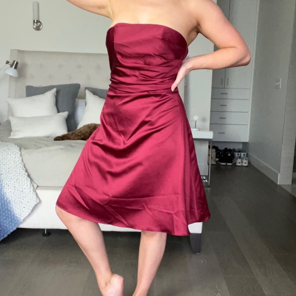 Alfred Angelo Dresses & Skirts - Red Silk Dress